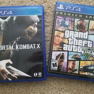 Mortal Kombat X and Grand Theft Auto V Premium Edition